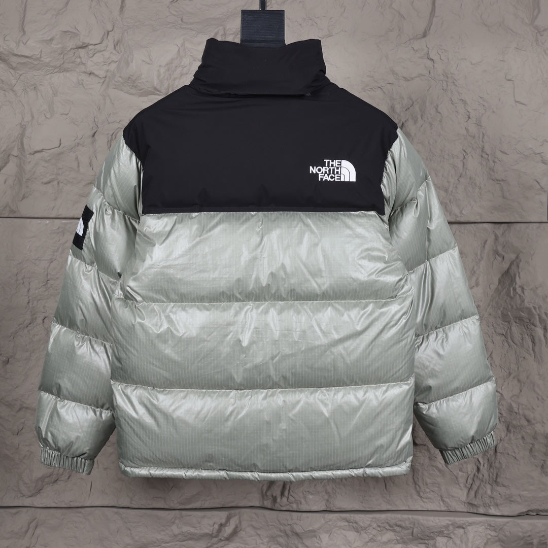 The North Face Large Plaid Classic Down Jacket