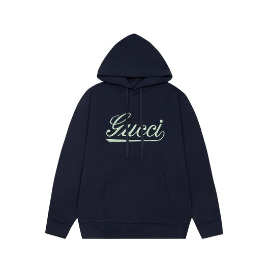 English letter embroidered hoodie