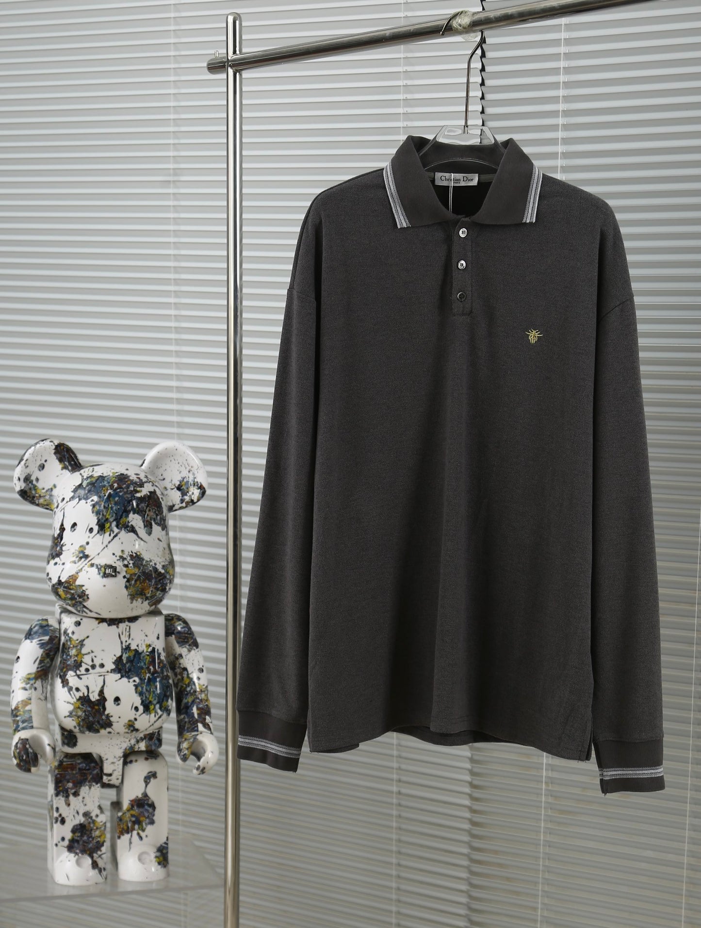 Autumn and winter wool polo long sleeves