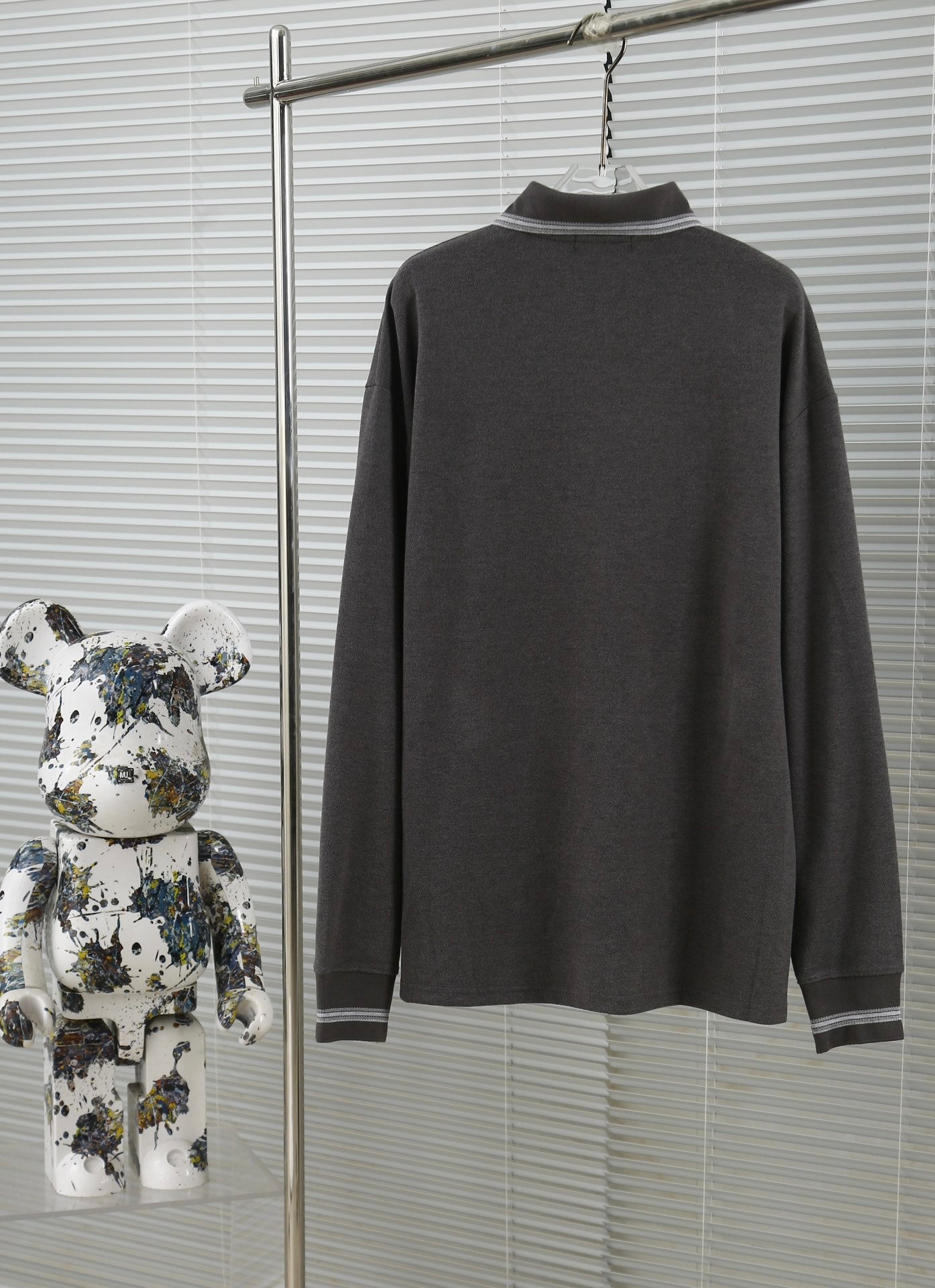 Autumn and winter wool polo long sleeves