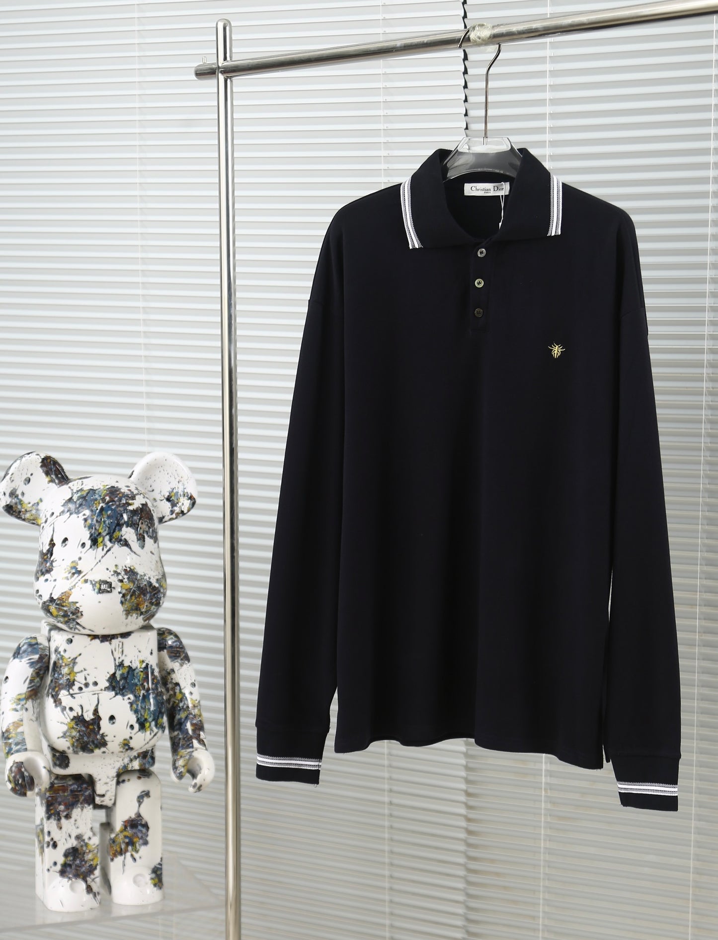 Autumn and winter wool polo long sleeves