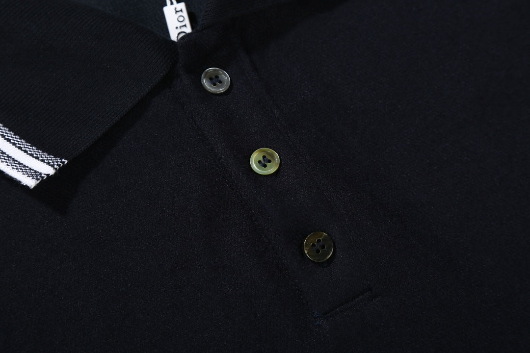 Autumn and winter wool polo long sleeves