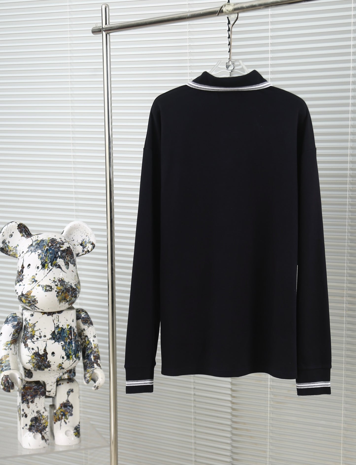 Autumn and winter wool polo long sleeves