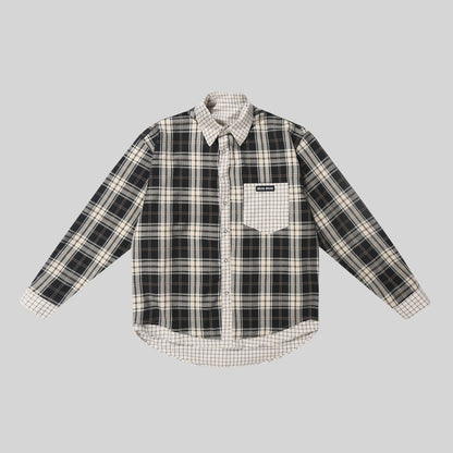 Autumn and winter double-sided plaid shirt jacket