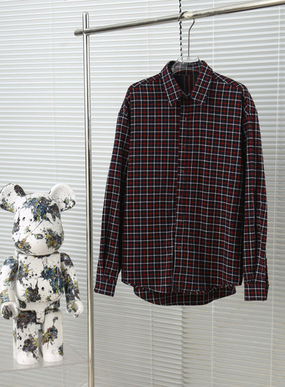 Autumn and winter double-sided plaid shirt jacket