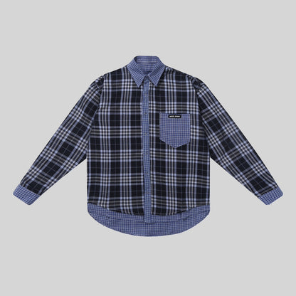 Autumn and winter double-sided plaid shirt jacket