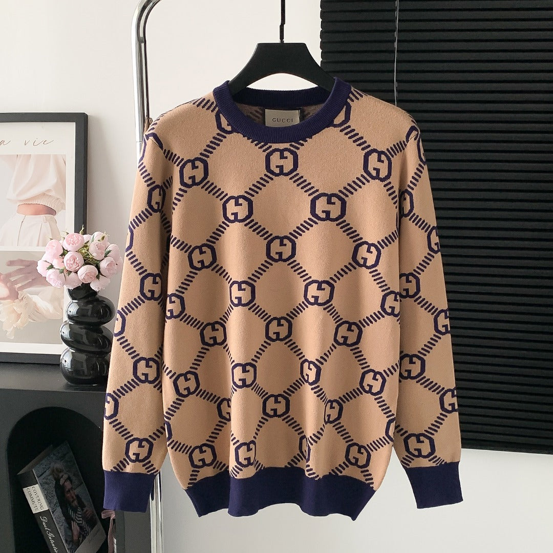 latest autumn and winter round neck sweater