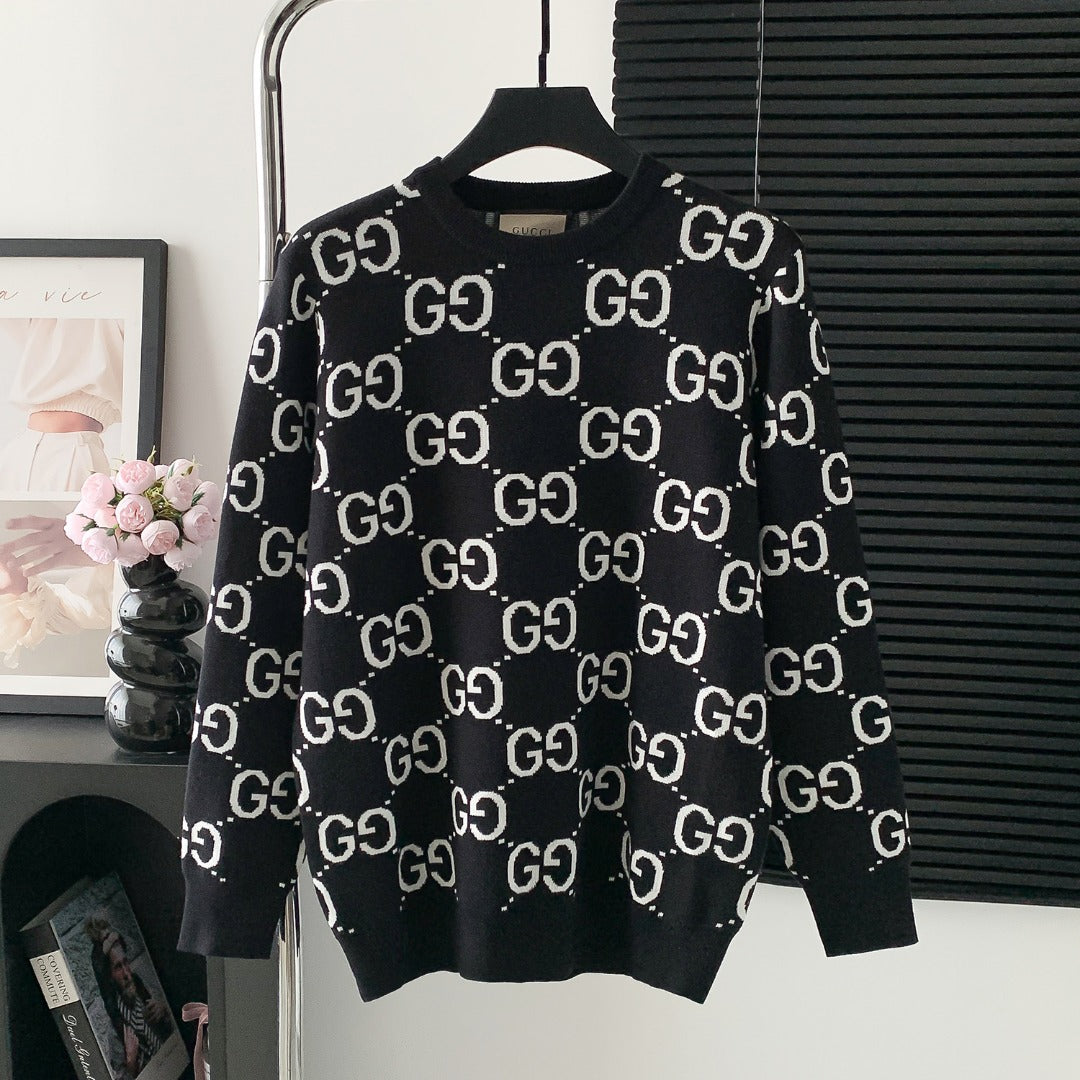 latest autumn and winter round neck sweater