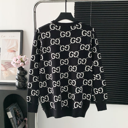 latest autumn and winter round neck sweater