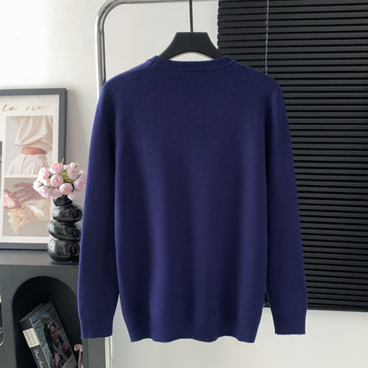 autumn and winter round neck sweater