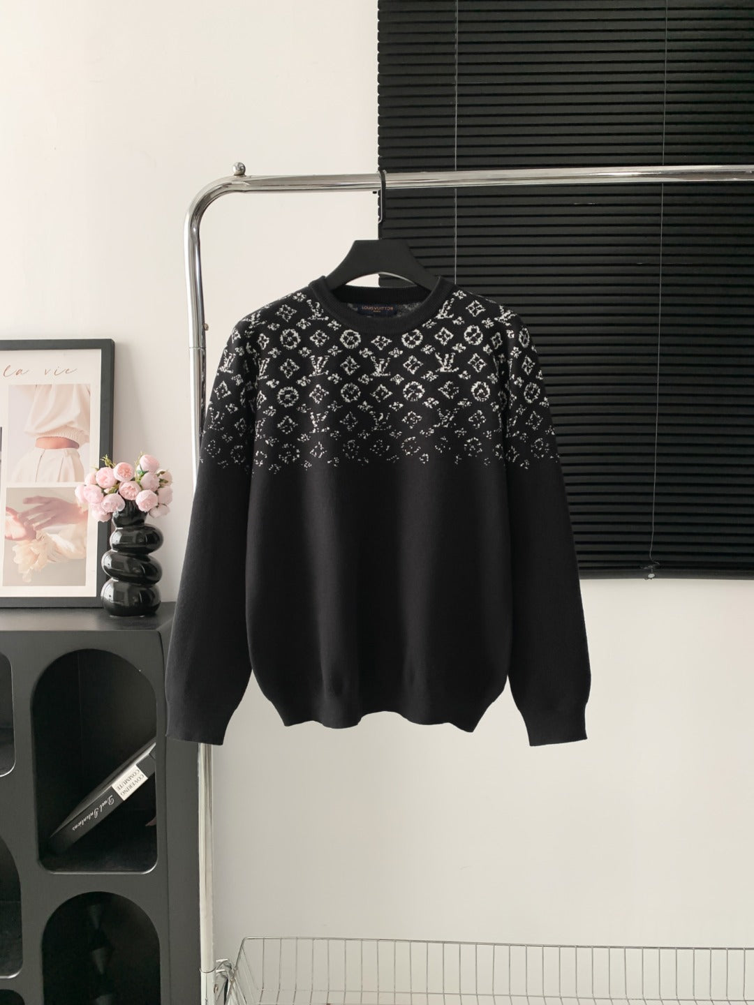 Gradient full print sweater autumn and winter round neck latest style