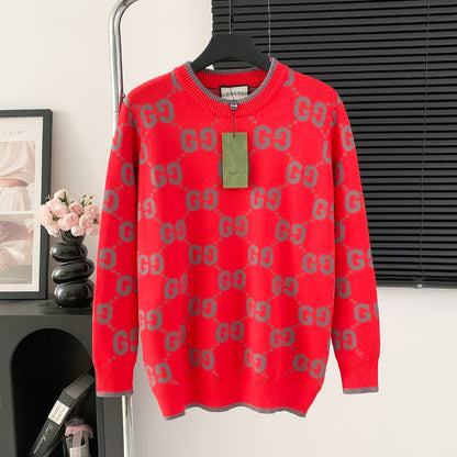 autumn and winter round neck sweater