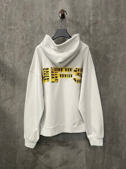 Collaborative Printed Long Sleeve Hoodie Sweatshirt Jacket