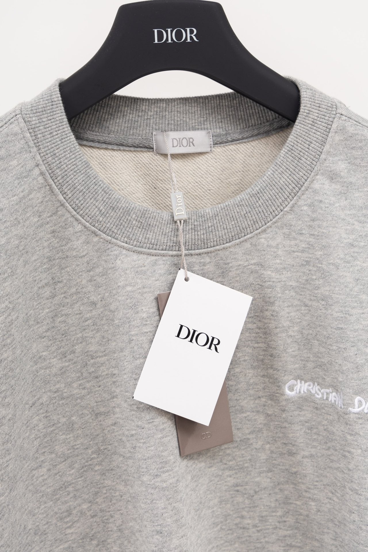 New Embroidered Letters Round Neck Sweatshirt