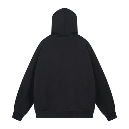 Rhinestone front hoodie