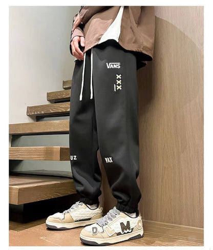 New solid color versatile loose sports leggings casual pants trousers