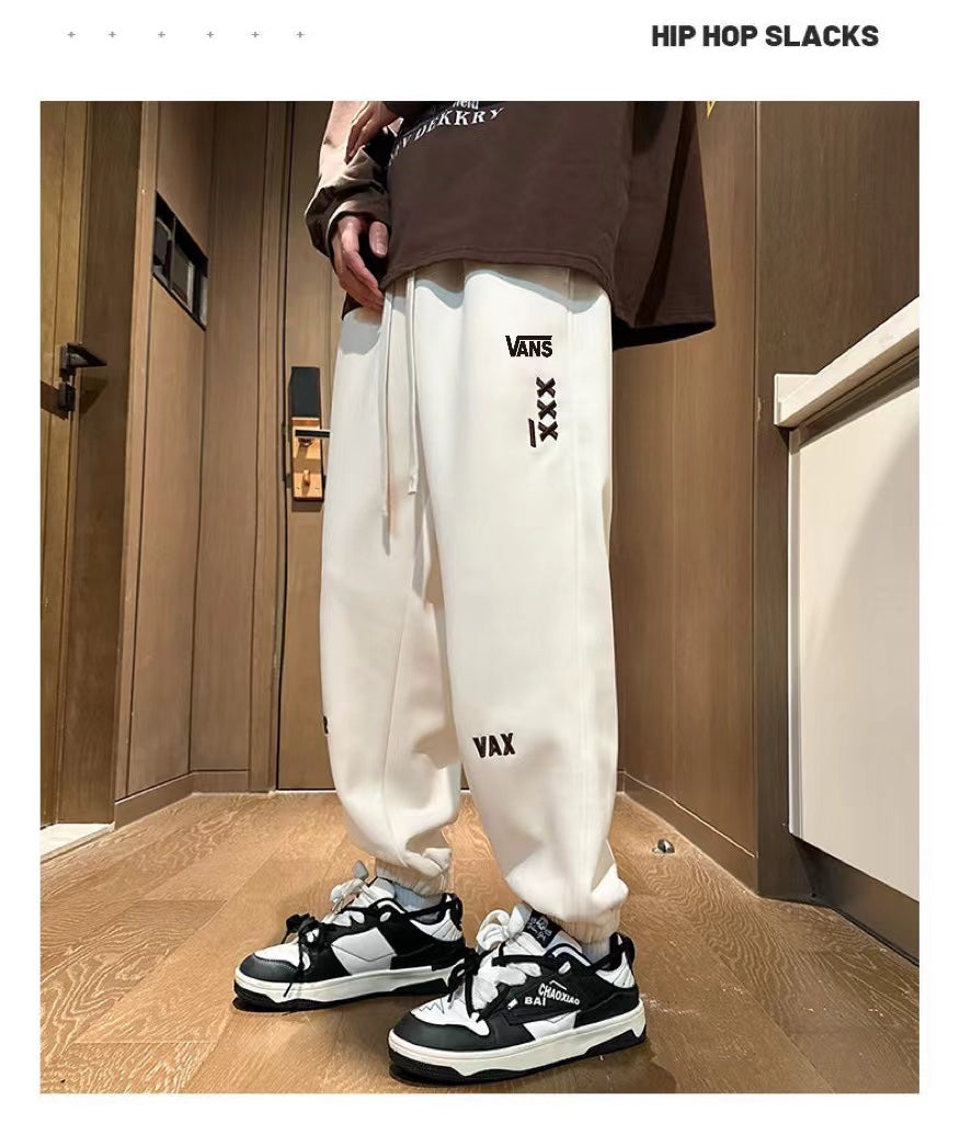 New solid color versatile loose sports leggings casual pants trousers