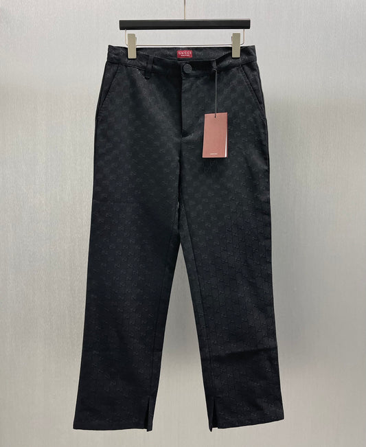 Canvas jogging trousers