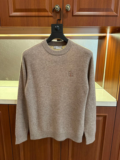 Crewneck knitted sweater