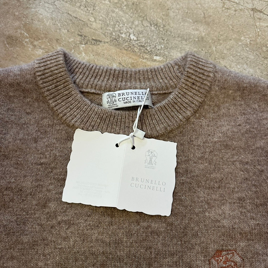 Crewneck knitted sweater