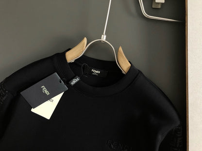 Fashionable all-match round neck sweatshirt long sleeves